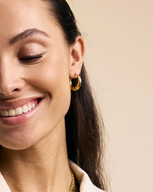 Hovedbilde Flow Hoops S Gold