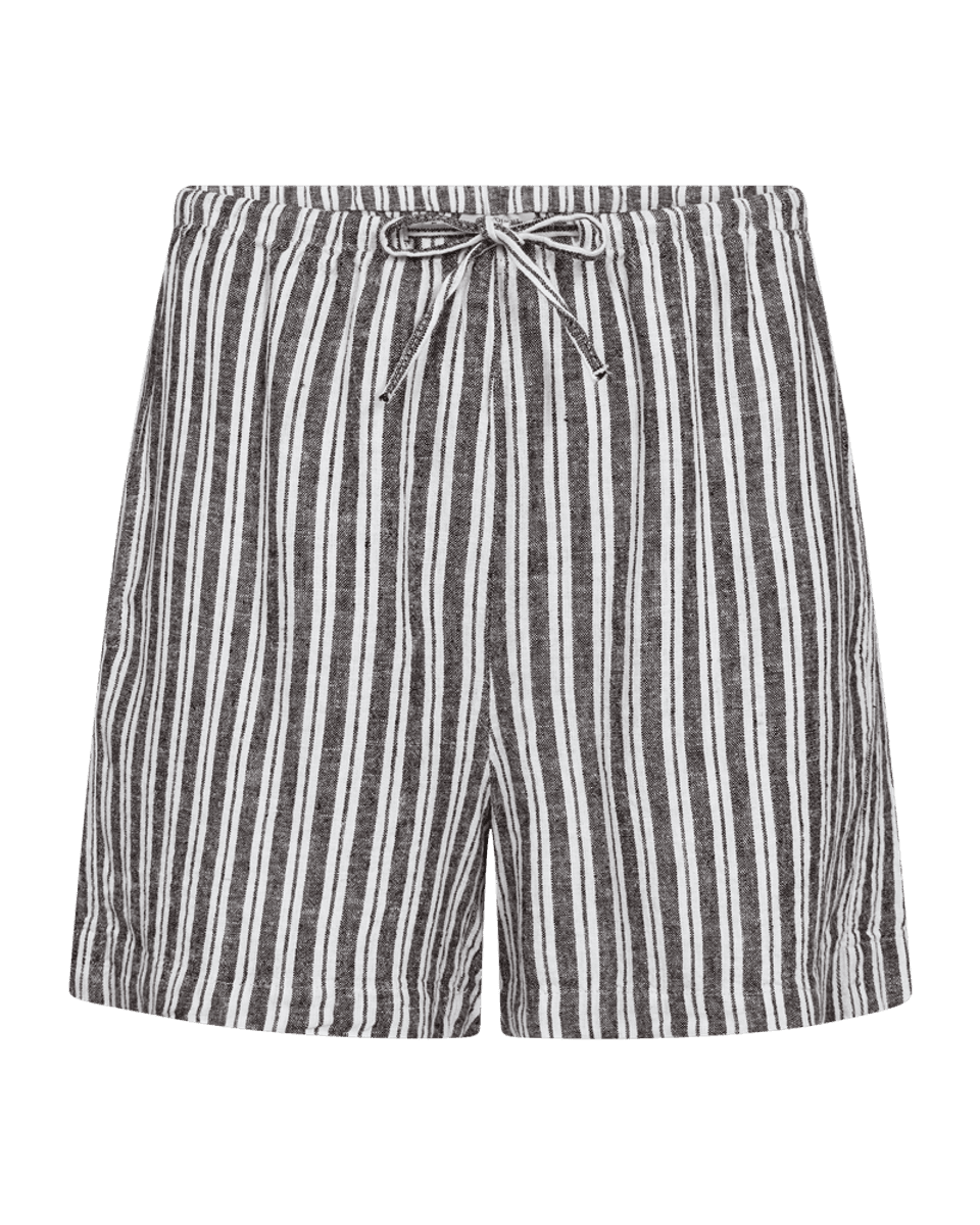 Lava Dyed Stripe Shorts Coffee Bean w. Brilliant White