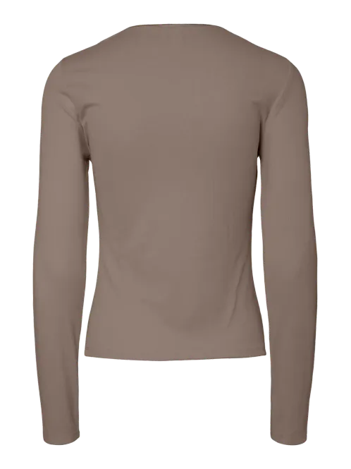Hovedbilde YasPaloma Ls Top Taupe Gray