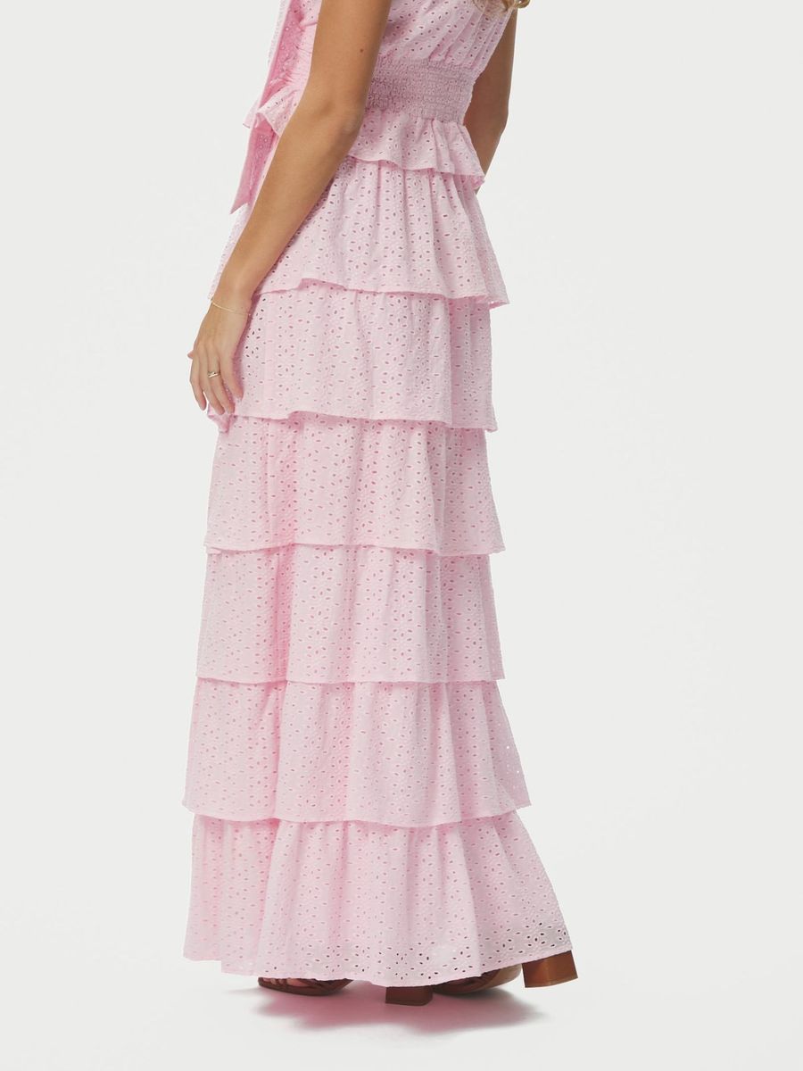Morris Emb Skirt Light Pink