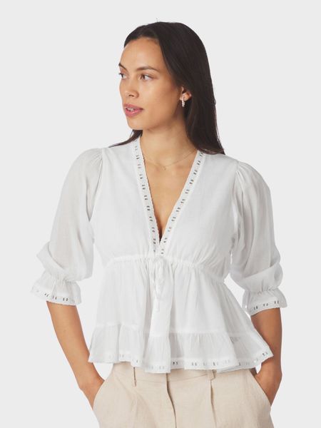 Hovedbilde Adelia S Voile Blouse White