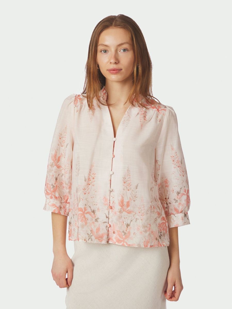 Roselle Blooming Blouse Misty Rose