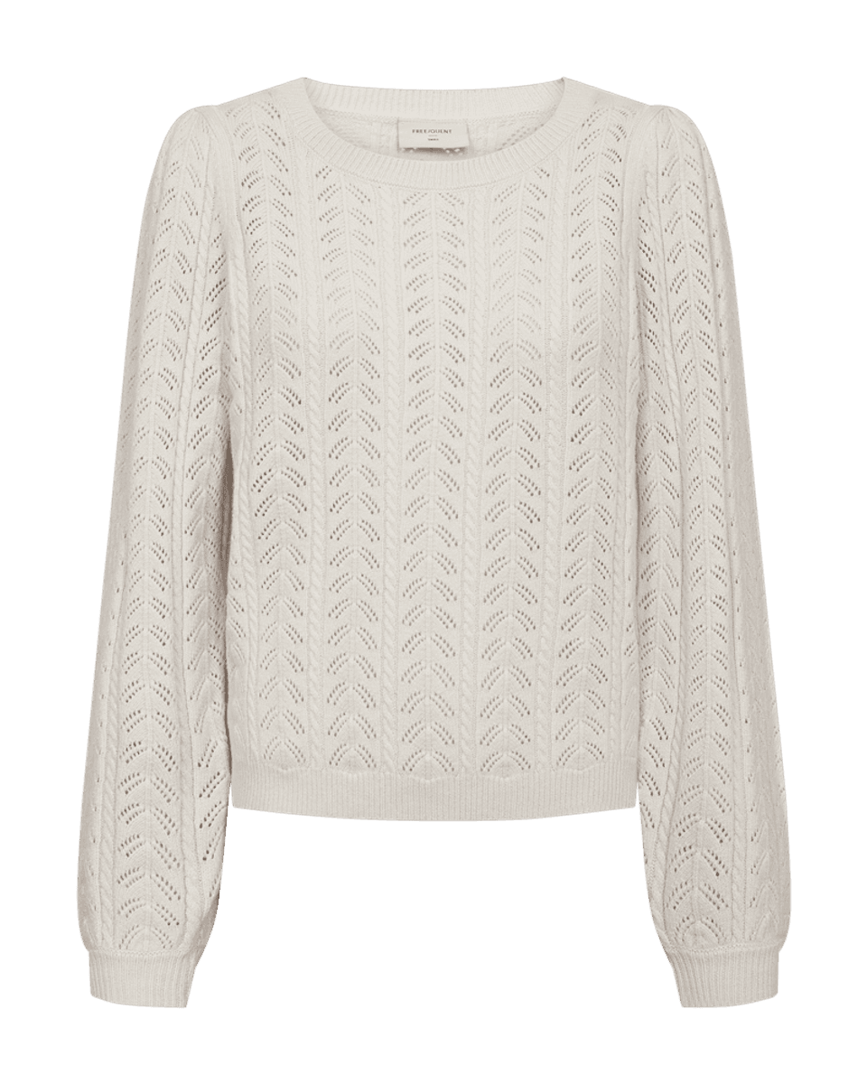 Clarry Pullover Hole Pattern Moonbeam