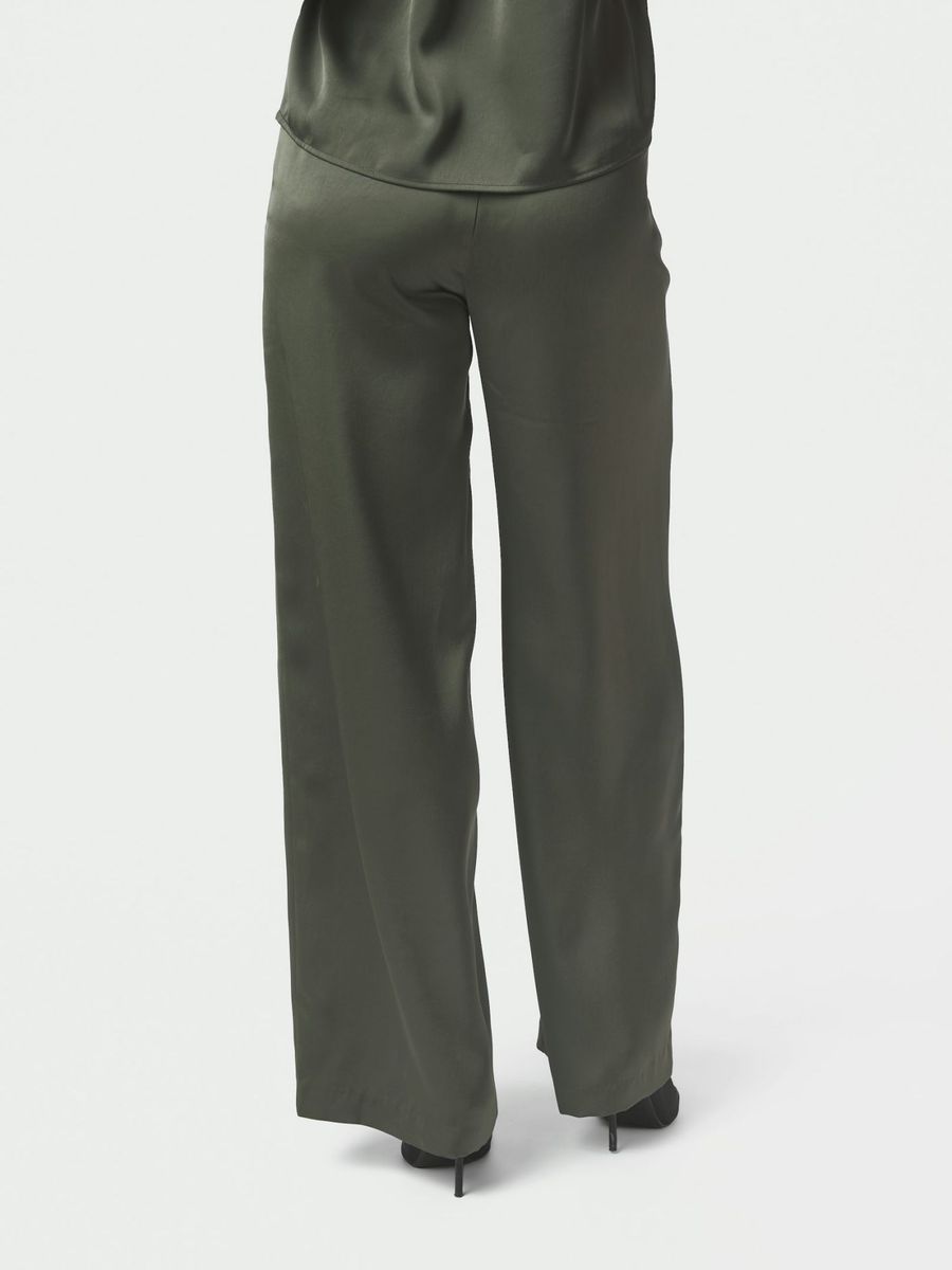 Emmett Heavy Sateen Pants Deep Green