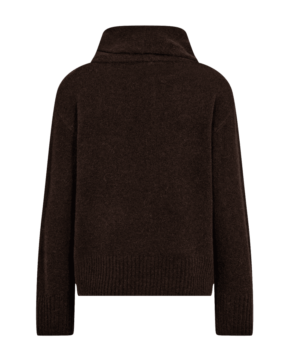 Alpa Pullover Button Detail Mole Melange