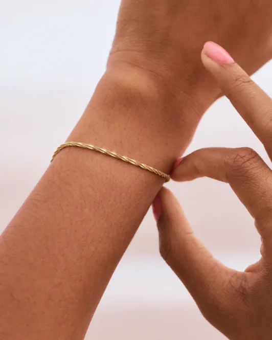 Hovedbilde Tinsel Thin Bracelet Gold