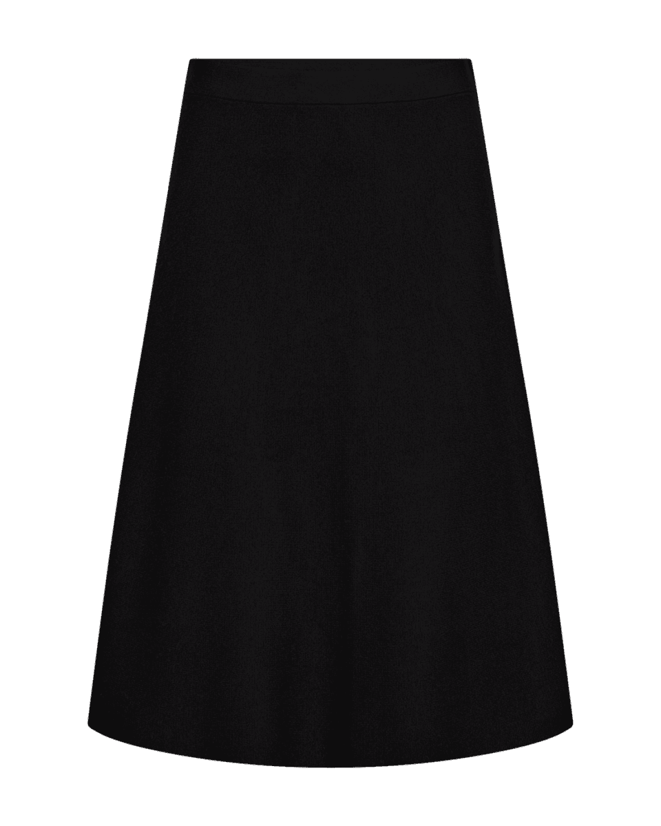Ani Skirt Interlock Knit Black