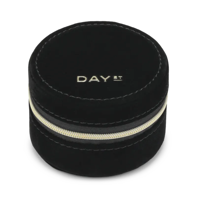 Day Jewelry Zip Round Black 