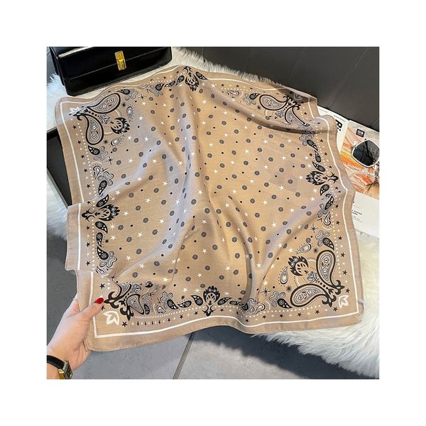 Hovedbilde Bandana Paisley Taupe