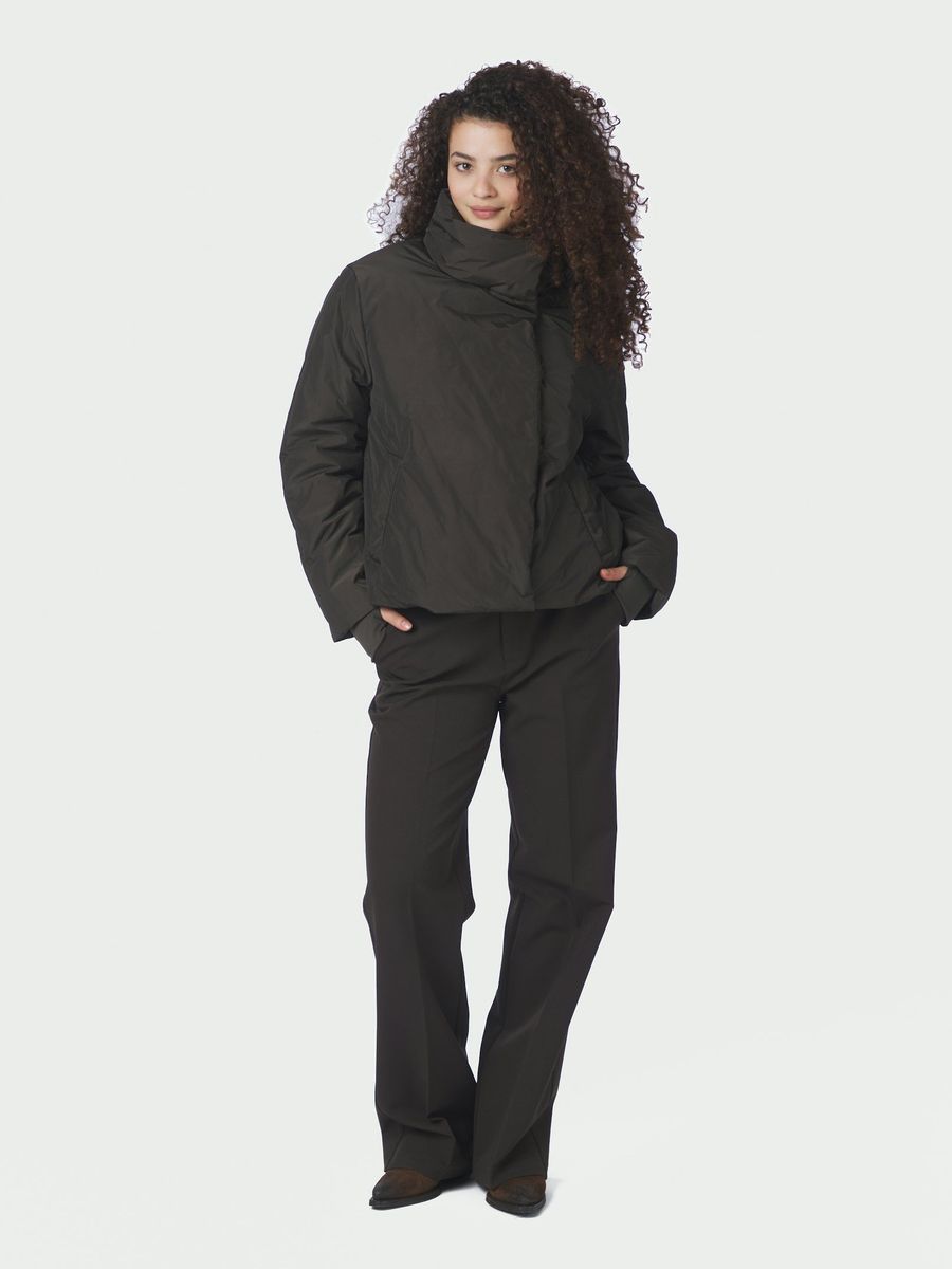 Una Clean Jacket Dark Brown