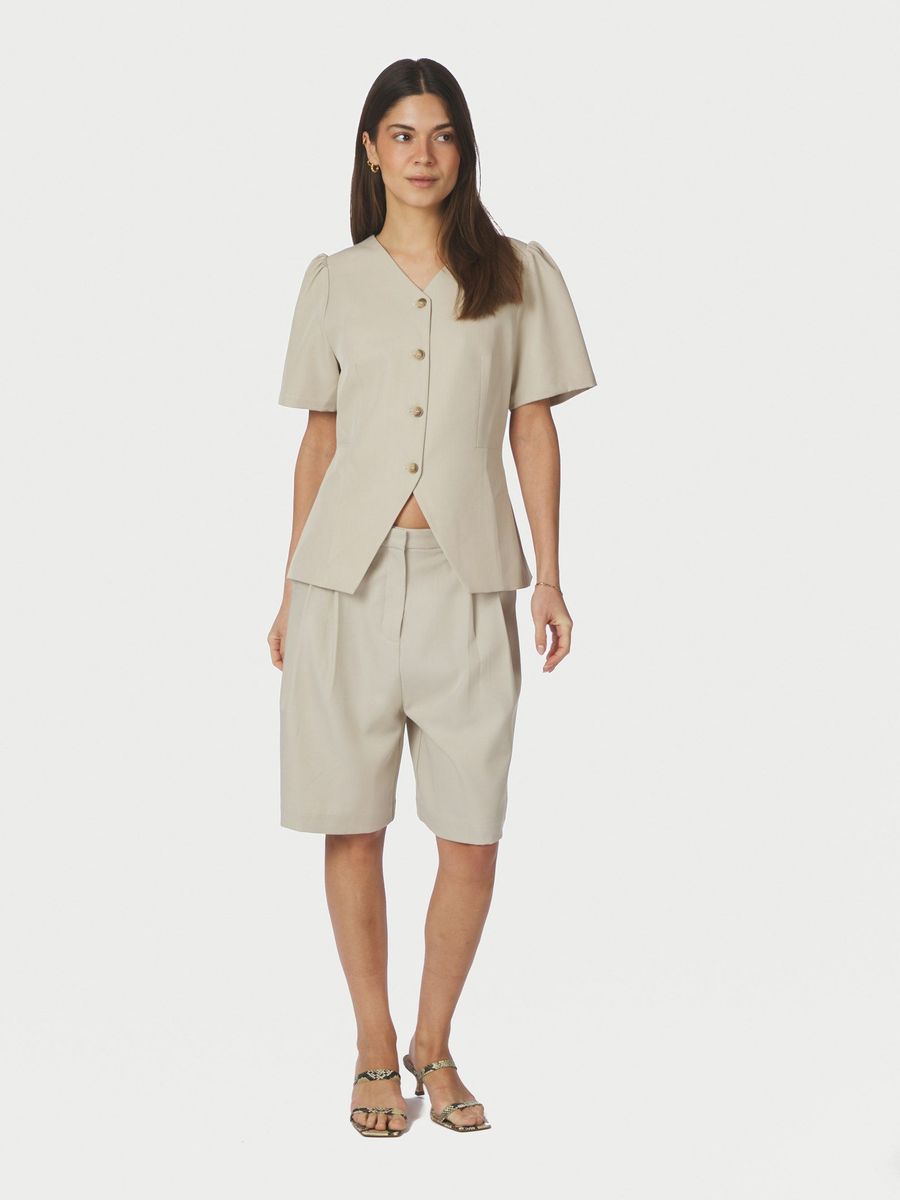 Jules Structure Blouse Creme
