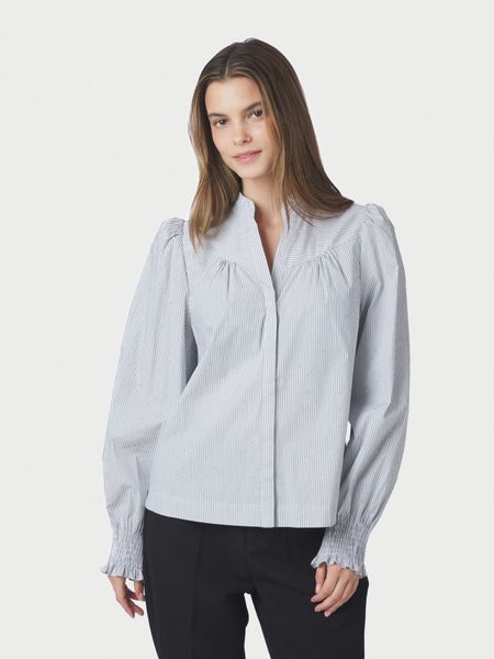 Hovedbilde Astrida Stripe Stone Blouse White