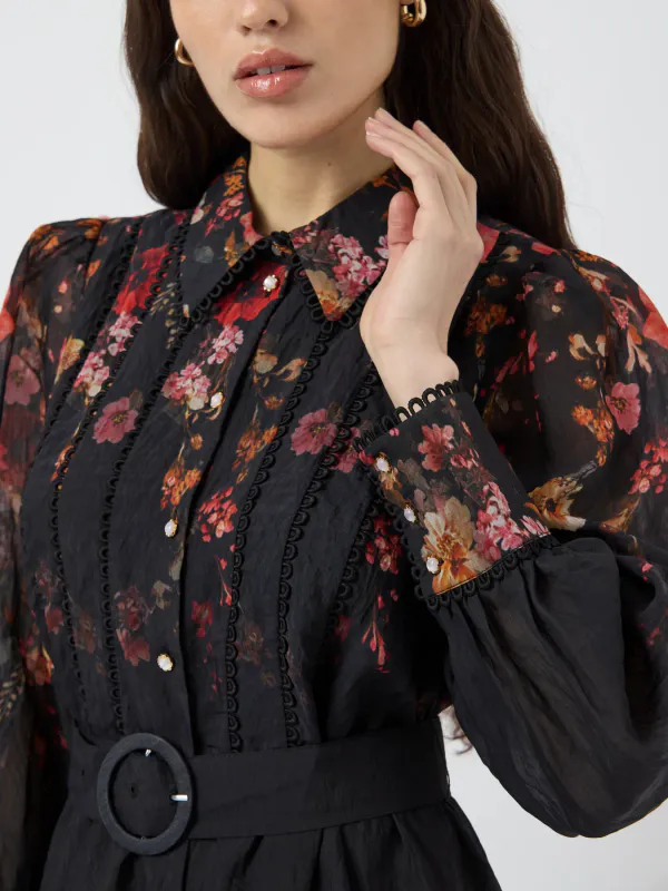 Yasromantica Long Dress Black