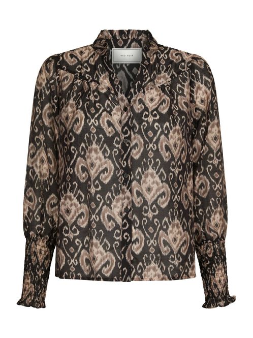 Hovedbilde Camisa Print Blouse Black