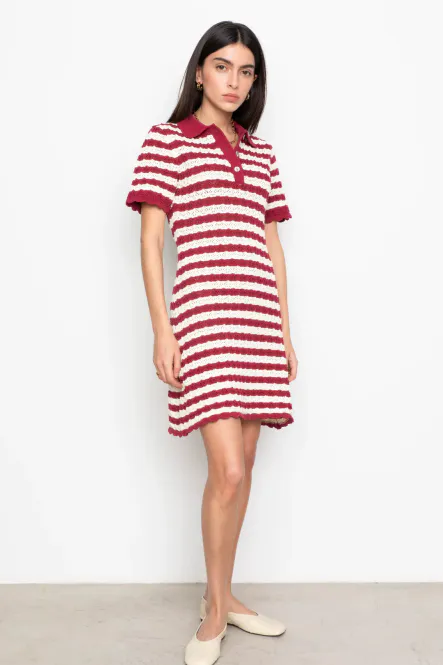 Hovedbilde Emery Dress Berry Stripe