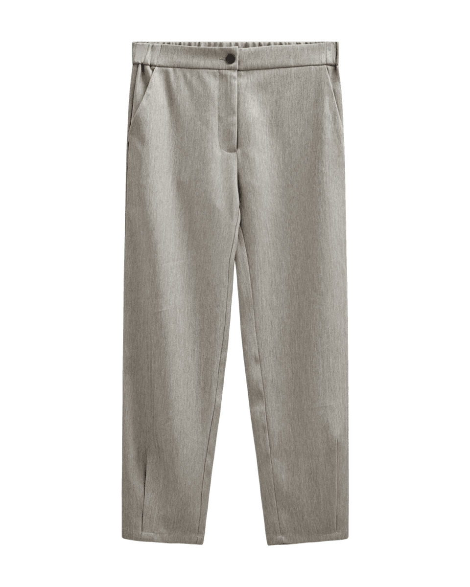 Caia Pants Light Grey Melange