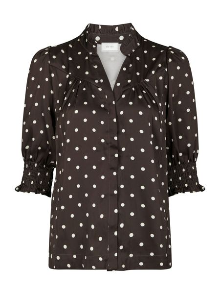 Hovedbilde Diana Dot Blouse Dark Brown