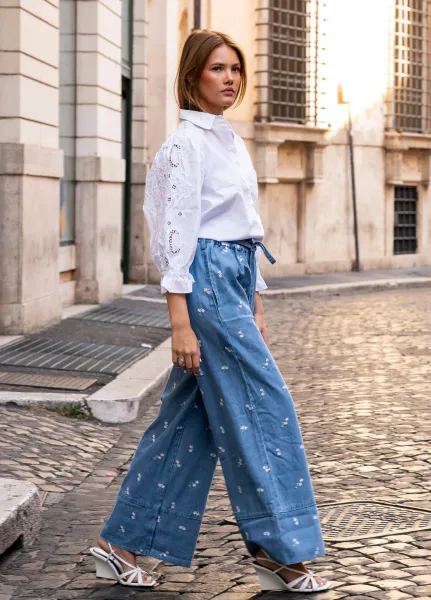 Hovedbilde Elida Pant Denim Fiore