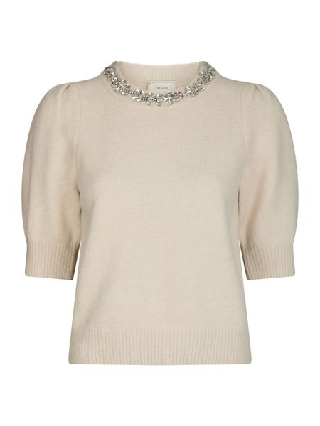 Hovedbilde Maia Stone Knit Blouse Ivory