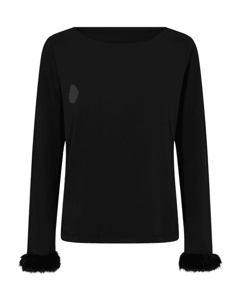 Hovedbilde Elva Blouse Cuff Detail Black