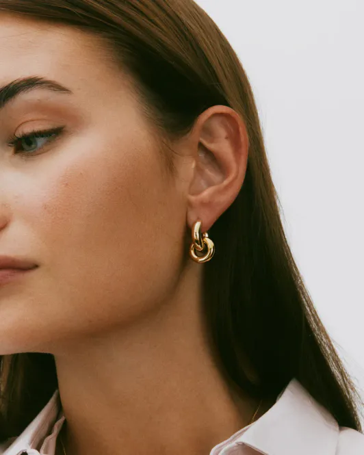 Hovedbilde Chunky Eternal Earrings Gold
