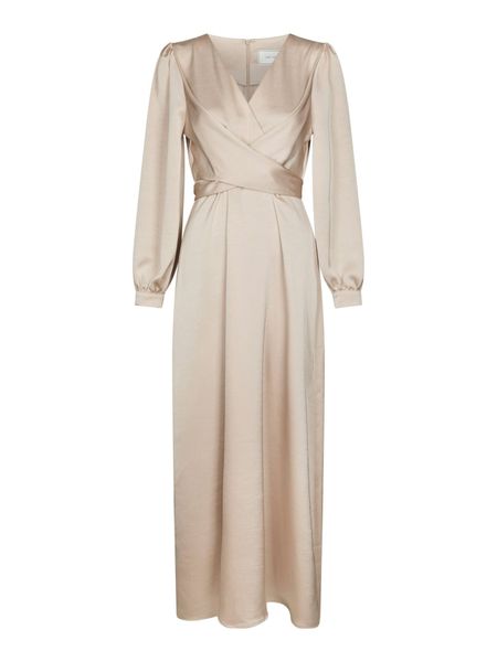 Hovedbilde Bretti Heavy Sateen Dress Champagne