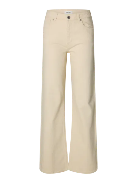 Hovedbilde SlfWide Bea- Kori Ecru Jeans 