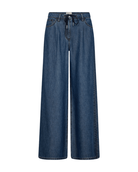 Hovedbilde Milo Pants Wide Leg Medium Blue Denim
