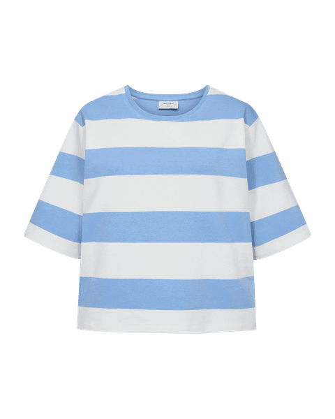 Hovedbilde Famila Tee Striped Star Off white Vista Blue