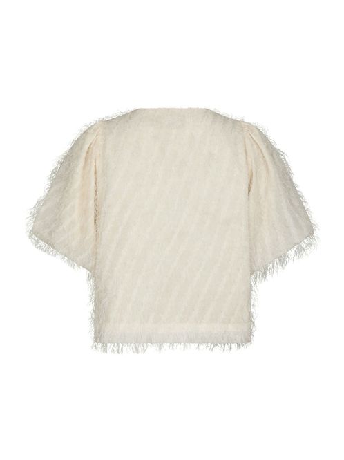 Hovedbilde Aisa Frilly Blouse Creme