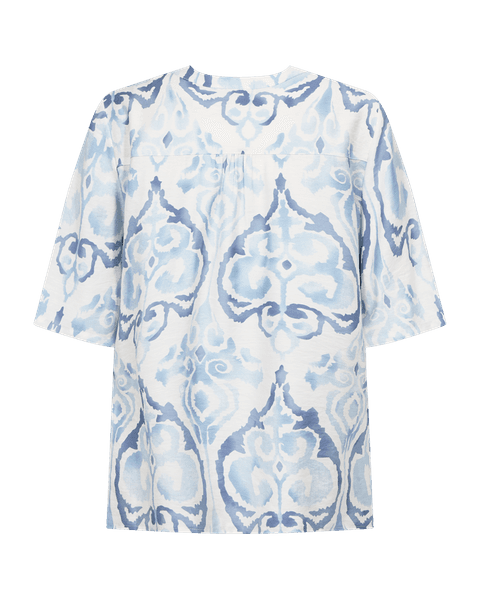 Hovedbilde Vespa Blouse Chambray Blue w. Star Off-white