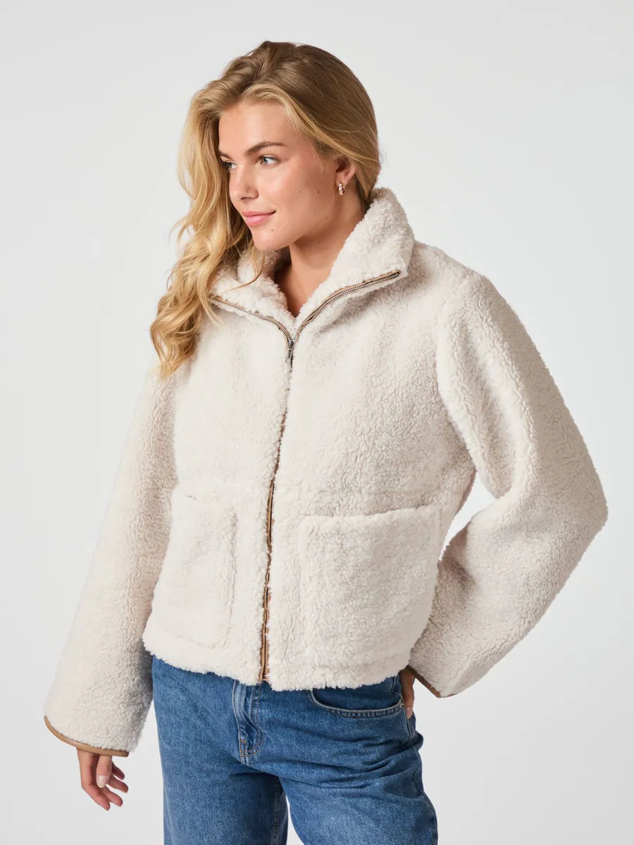 Effa Teddy Jacket Ivory