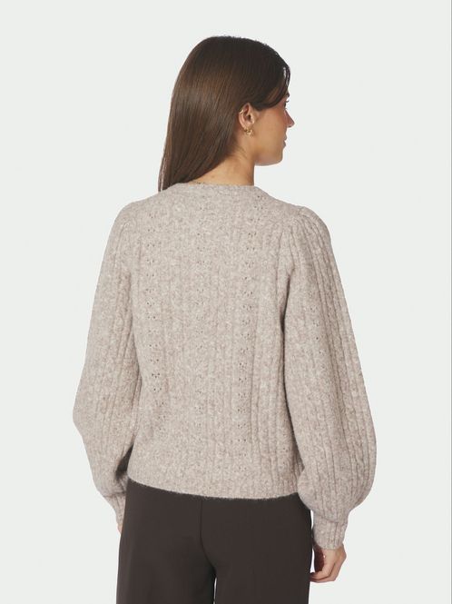 Hovedbilde Koteas Cable Knit Beige Melange
