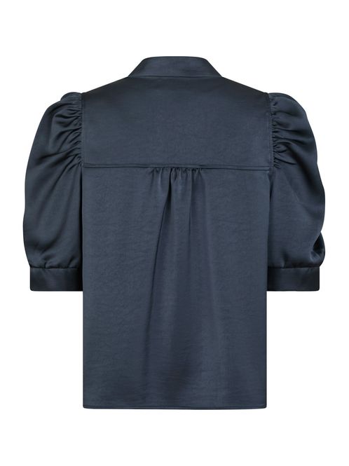 Hovedbilde Roella Heavy Sateen Blouse Midnight Blue