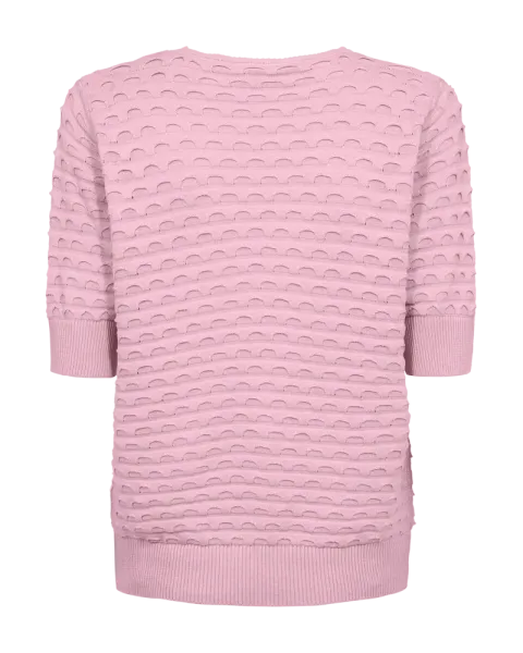 Hovedbilde Dodo Pullover Short Sleeve Jacquard Sweet Lilac
