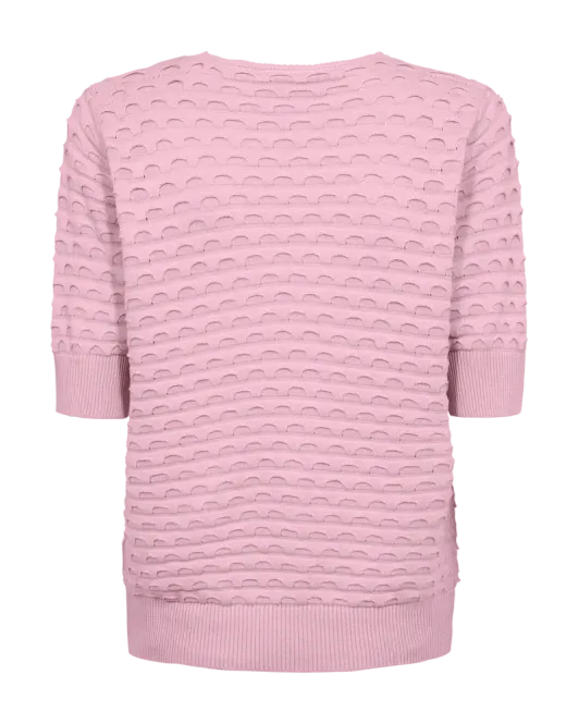 Hovedbilde Dodo Pullover Short Sleeve Jacquard Sweet Lilac
