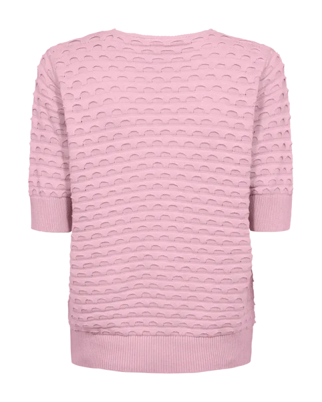 Dodo Pullover Short Sleeve Jacquard Sweet Lilac