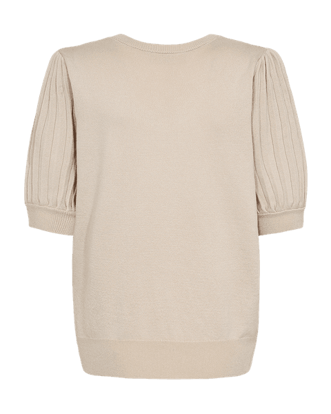Hovedbilde Joel Pullover Puff Sleeve V- Neck Moonbeam