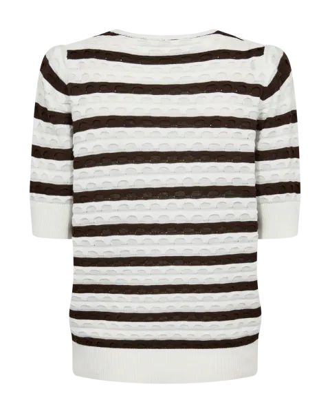 Hovedbilde Dodo Pullover Jacquard Stripe Star Off-white w. ...