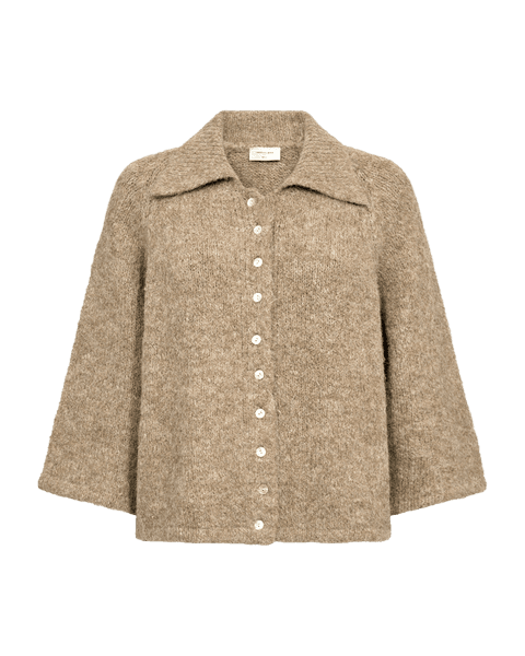 Hovedbilde Grslulu Cardigan Silver Mink Melange