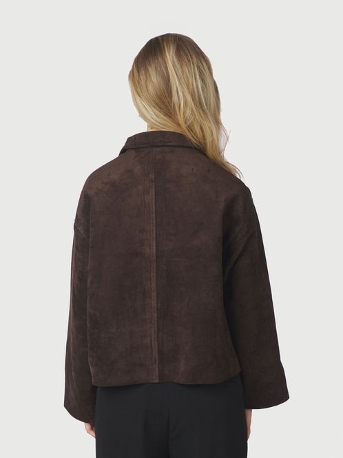 Hovedbilde Titan Faux Suede Jacket Brown