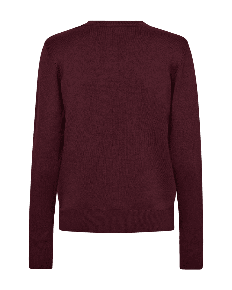 Katie Pullover w Gold Button Port Royale Melange
