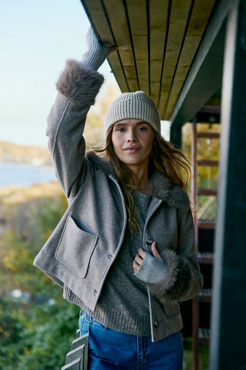Yanna Jacket Morel Melange