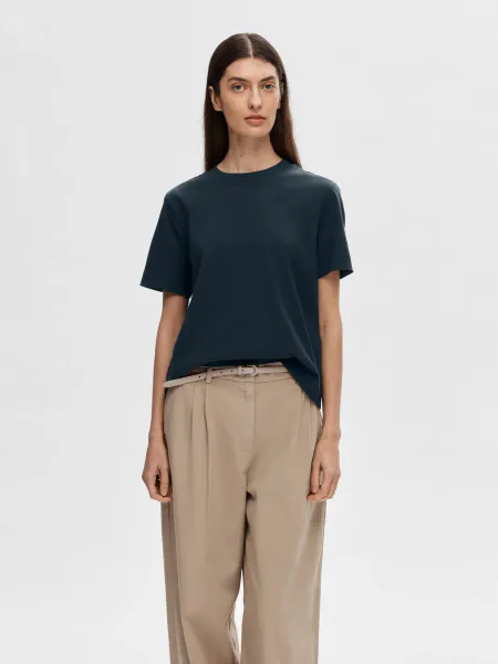 Hovedbilde SlfBoxy Tee Dark Sapphire