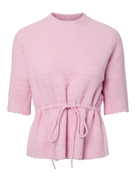 Hovedbilde Yasthellis Ss Knit Pullover Pink Lady