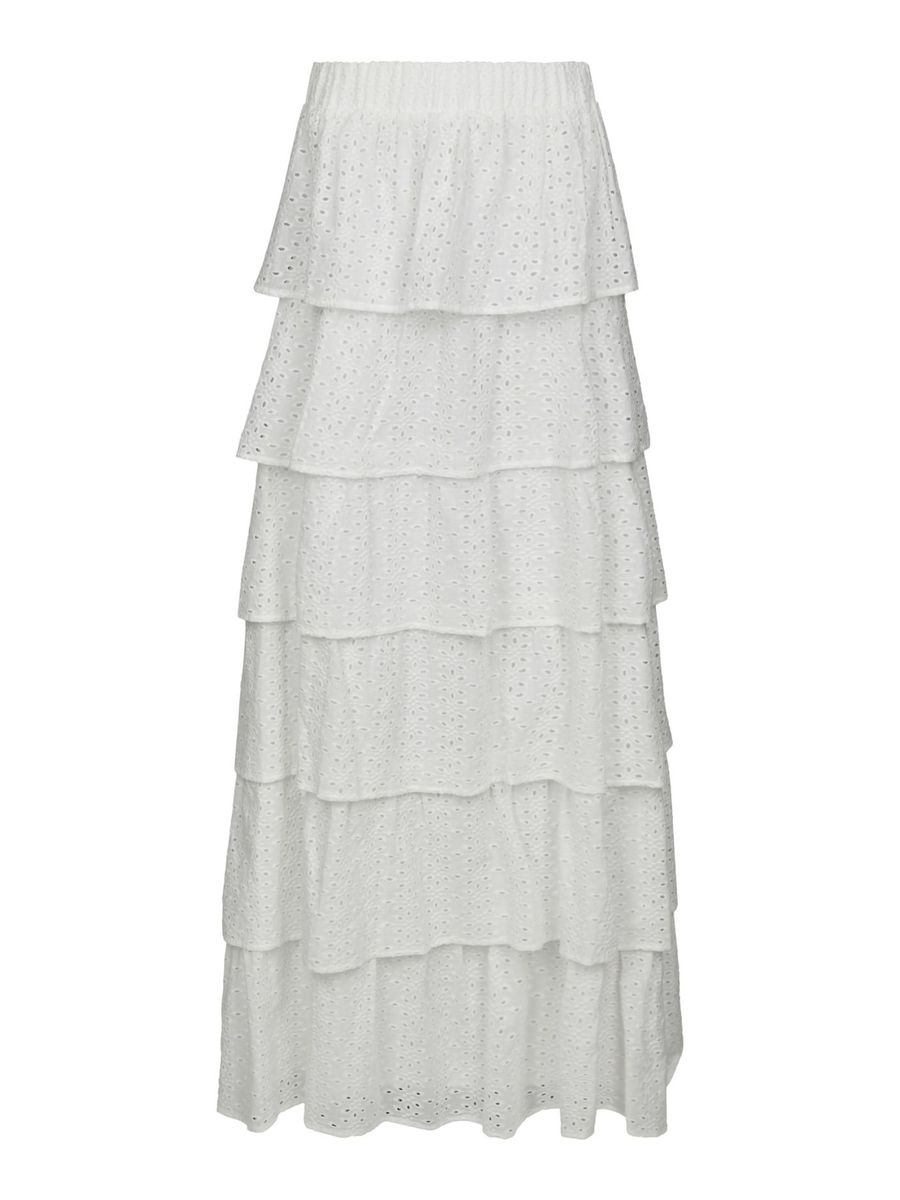 Morris Emb Skirt Off White