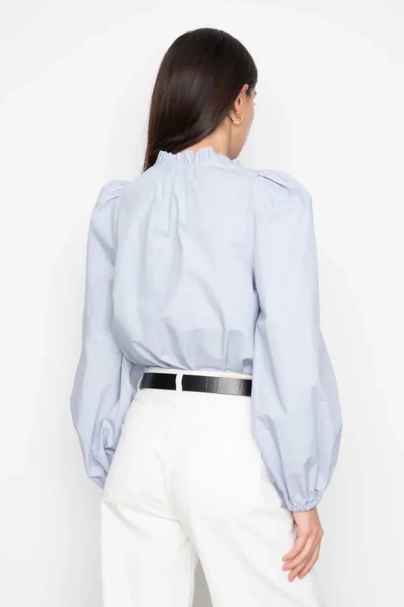 Infinity Blouse Light Blue
