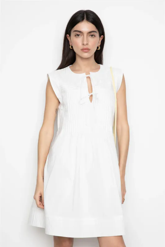 Mira Dress White