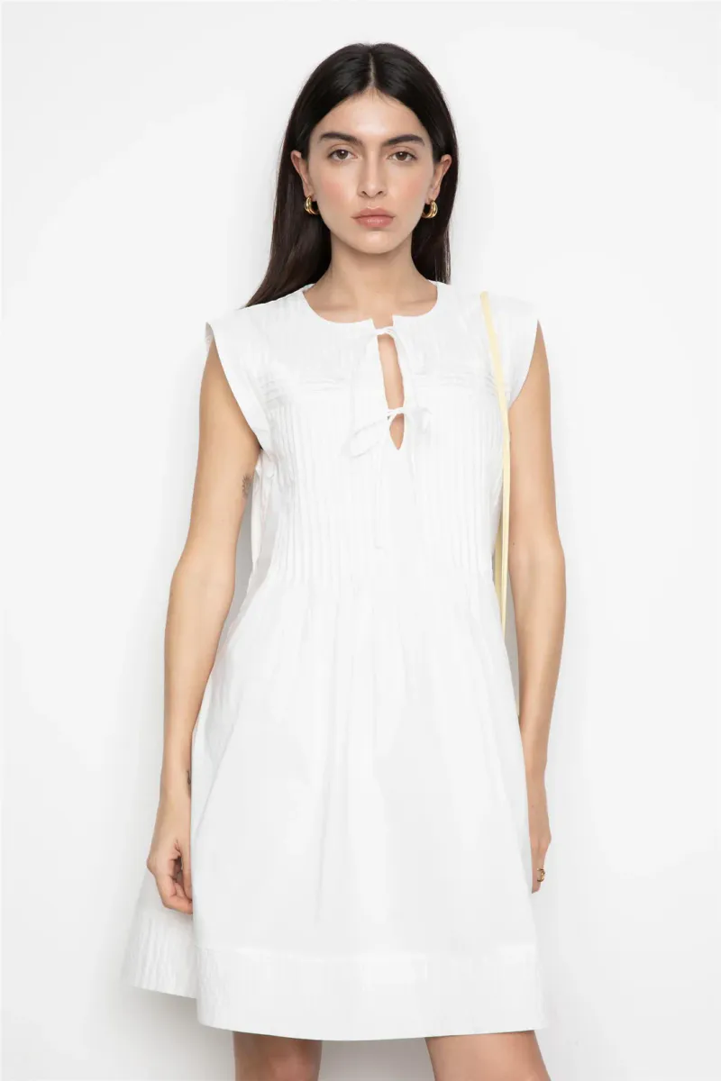 Mira Dress White