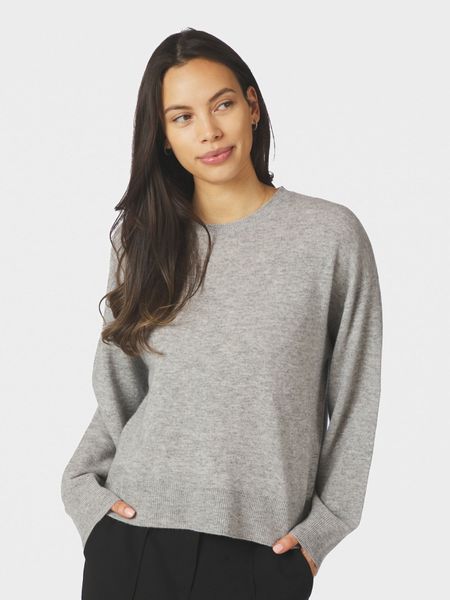 Hovedbilde Detri Wool Knit Blouse Grey Melange